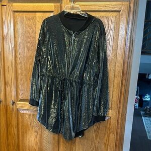Black Shimmer Women's Jacket